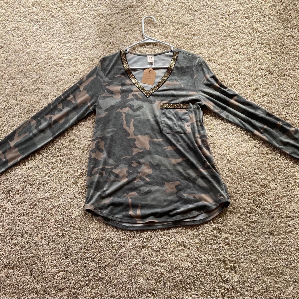 Camo Long Sleeve Shirt